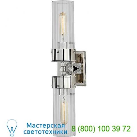Visual comfort marais 2-light bathroom wall light tob 2315bz/hab-cg, настенный бра