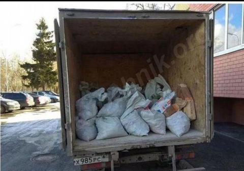 Вывоз мусора в мешках. Нижний Новгород