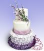 Свадебный торт на заказ "лавандовая свадьба"