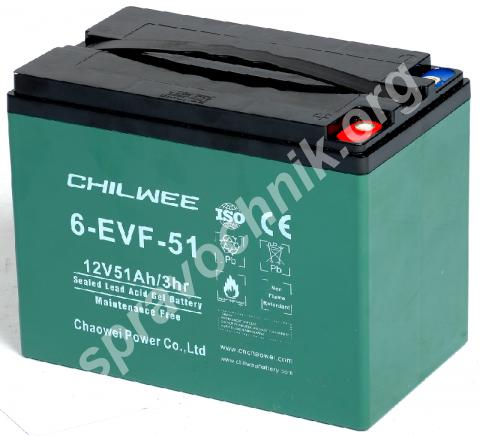 Gel-аккумулятор chilwee 12в-54а/ч (с5)