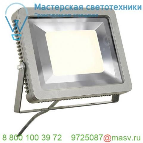 232844 slv spoodi 31 светильник накладной ip55 60вт с led 3000к, 5100лм, 100°, кабель 2м с вилкой