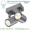 233311 slv sst 316 double светильник накладной ip44 8. 5вт с led 3000к, 465лм, 2х 15°, сталь