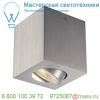 113946 slv triledo square led cl светильник потолочный 8. 1вт с led 3000к, 670лм, 36°, матированный