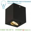 113940 slv triledo square led cl светильник потолочный 8. 1вт с led 3000к, 670лм, 36°, черный