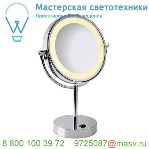 149792 slv vissardo tl настольное косметическое зеркало с подсветкой led 5. 71вт, 3000к, 130лм, хром