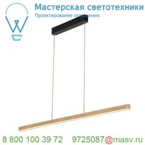 1000643 slv wave 25 pd dim to warm светильник подвесной 12вт с led 2000-3000k, 440лм, латунь