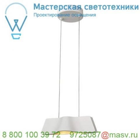 147831 slv wave 25 pd светильник подвесной 12вт с led 3000к, 980лм, белый