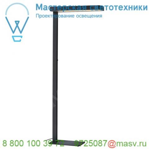 1000451 slv worklight fl dali sensor светильник напольный 49вт с led 3000k, 1920лм+3600лм, с