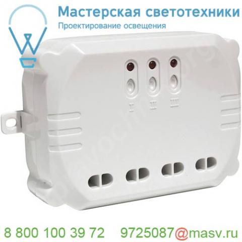 470803 slv  control by trust, радиореле, 3 канала, общая мощность 3500вт макс. , белый