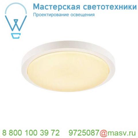 229961 slv ainos светильник накладной ip44 21вт с led 3000к, 1430лм, 120°, белый