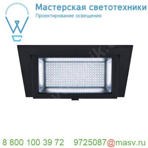 1000789 slv alamea светильник встраиваемый 700ма 29. 4вт с led 4000к, 2750лм, cri>90, без бп, черный