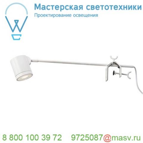 1001010 slv anela led display светильник на струбцине 10вт с led 3000к, 750лм, 50°, с выключателем