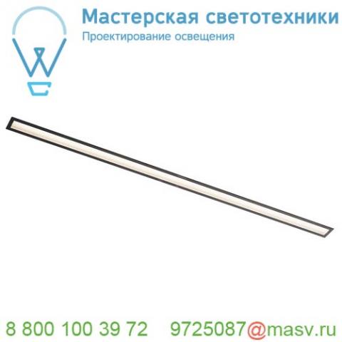 1000389 slv aninda 120 светильник встраиваемый 700ма 32вт с led 3000к, 2230лм, 90°, без бп, черный