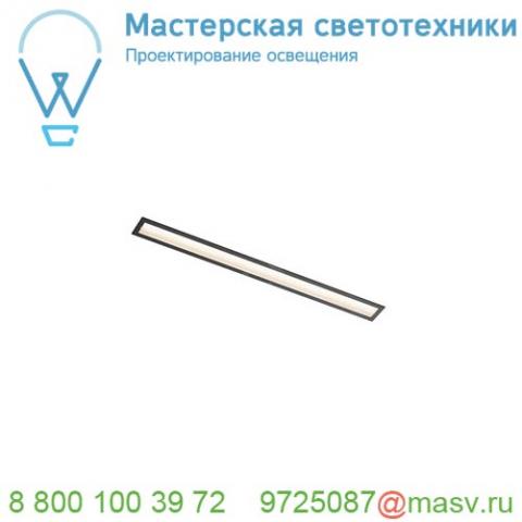 1000386 slv aninda 60 светильник встраиваемый 700ма 16вт с led 3000к, 1040лм, 90°, без бп, черный