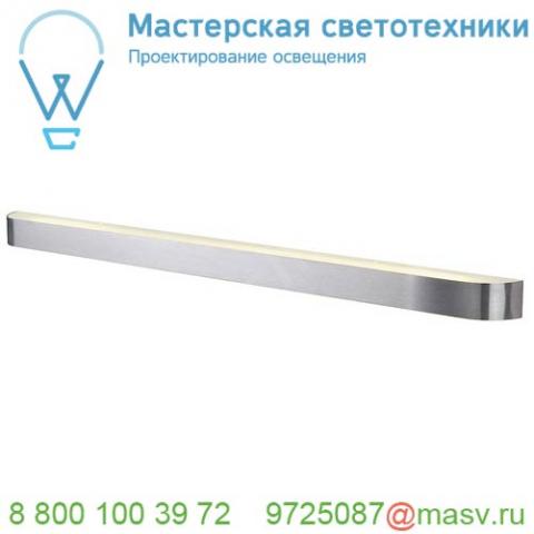 155216 slv arlina 130 t16 светильник настенный c эпра для лампы т16 g5 28вт, матированный алюминий