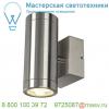 233312 slv astina steel led светильник настенный ip44 8. 7вт c led 3000к, 510лм, 2х 24°, сталь