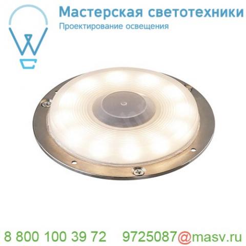 1001359 slv big plot светильник накладной ip67 5. 5вт с led 3000k, 460лм, без накладки, сталь