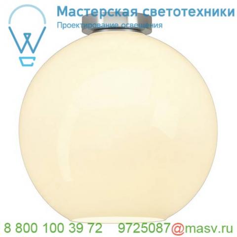 134301 slv big sun ceiling светильник потолочный для лампы e27 75вт макс. , алюминий / стекло белое