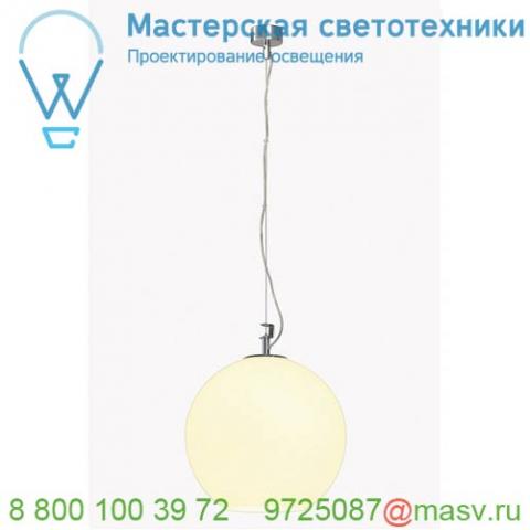 133581 slv big sun pd-1 светильник подвесной для лампы e27 75вт макс. , алюминий / стекло белое