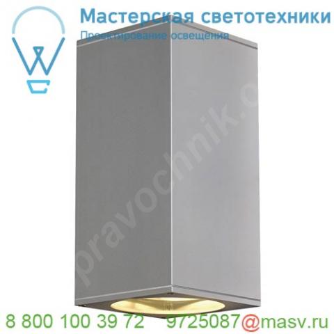 229574 slv big theo up/down out светильник настенный ip44 для 2-x ламп es111 по 75вт макс.