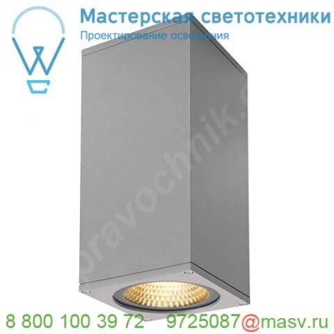 234504 slv big theo led up-down светильник настенный ip44 42вт с led 3000к, 2х 2000лм, 2х 24°