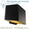 151700 slv cariso wl-1 светильник настенный с led 7. 6вт (11вт), 3000к, 190лм, черный/ латунь