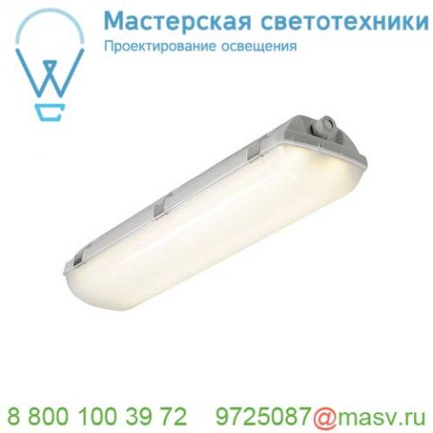 234154 slv ceiling light 62 светильник накладной ip66 с led 25вт, 4000к, 3130лм, серый