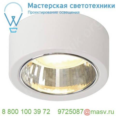 112281 slv cl 101 gx53 светильник накладной для лампы gx53 11вт макс. , белый