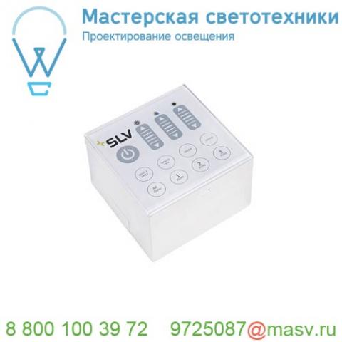 470670 slv color control, контроллер настенный 100-240в, 2вт, накладной или встроенный монтаж, белый