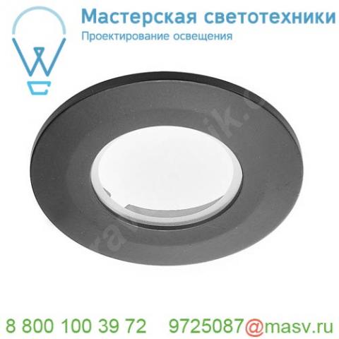 114080 slv f-light, flat накладка ip65, черный