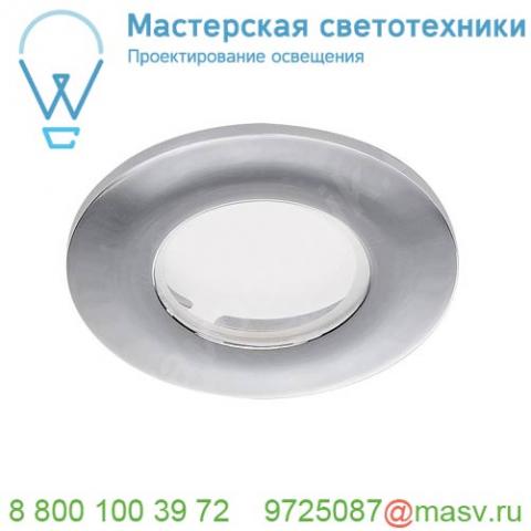 114082 slv f-light, flat накладка ip65, хром