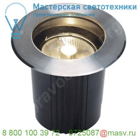229230 slv dasar® 215 round светильник встраиваемый ip67 для лампы es111 75вт макс. , сталь