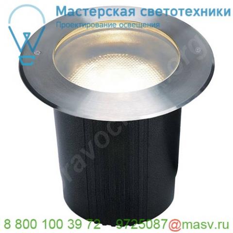 229200 slv dasar® 215 round светильник встраиваемый ip67 для лампы e27 80вт макс. , сталь