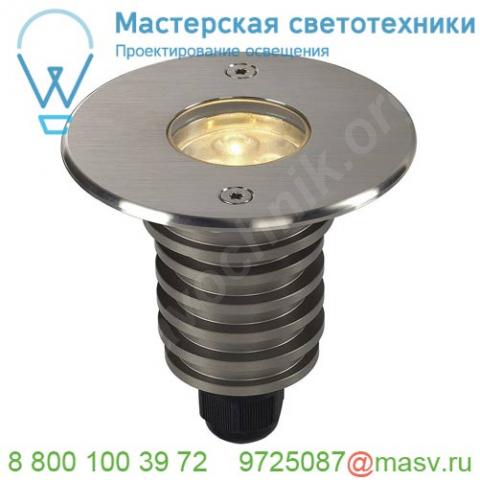 233520 slv dasar® 92 светильник встраиваемый ip67 5. 5вт c led 3000к, 300лм, 40°, сталь