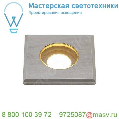 233550 slv dasar® 37 square светильник встраиваемый ip67 12-24в= 2вт c led 3000к, 120лм, 30°, без