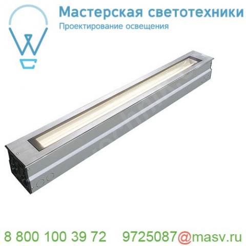 230110 slv dasar® 1000 t16 светильник встраиваемый ip67 с эпра для лампы т16 g5 21вт, сталь