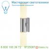 151553 slv devin led double светильник настенный ip44 16вт c led 3000к, 890лм, хром/ стекло белое