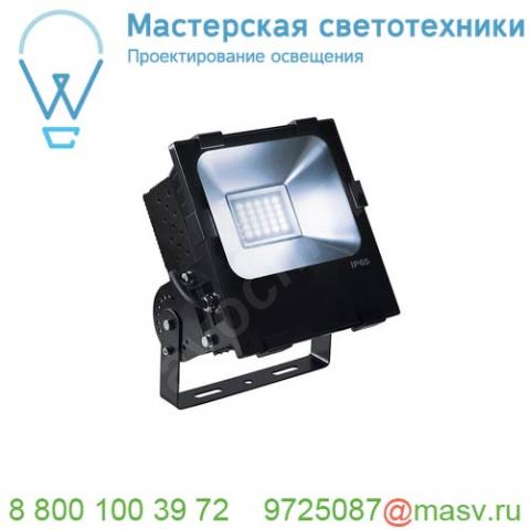 232380 slv disos led 26 светильник накладной ip65 100вт c led 4000к, 10600лм, 110°, черный