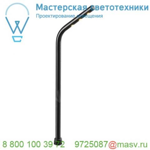 188230 slv amago, down rod светильник неповоротный 350ма 3вт с led 3000к, 210лм, 110°, черный