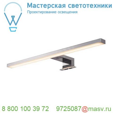 1000780 slv dorisa led 50 светильник ip44 для зеркала или шкафа 6. 6вт с led 4000к, 370лм, 110°, хром