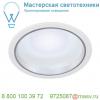 160491 slv led downlight 23 светильник встраиваемый с led 27вт (28вт), 4000к, 2850лм, 100°, белый