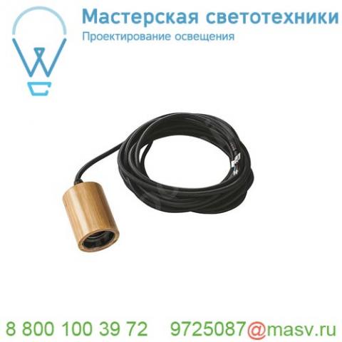 1000582 slv fitu е27 pd-2 светильник подвесной 5m для лампы е27 60вт макс. , без основания, бамбук