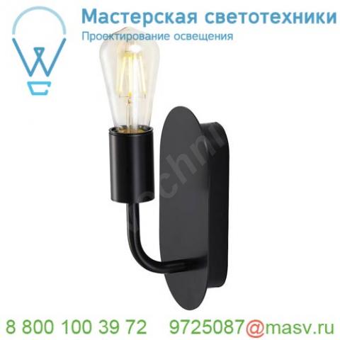 1002148 slv fitu wl светильник настенный для лампы e27 60вт макс. , черный