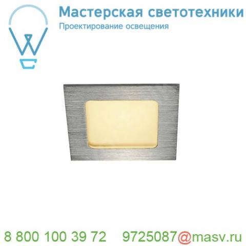 112726 slv frame basic led set светильник встраиваемый 9. 4вт с led 3000к, 470лм, 90°, с бп