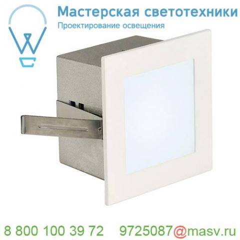 113260 slv frame basic led светильник встраиваемый 350ма 1вт с led 4000к, 45лм, белый