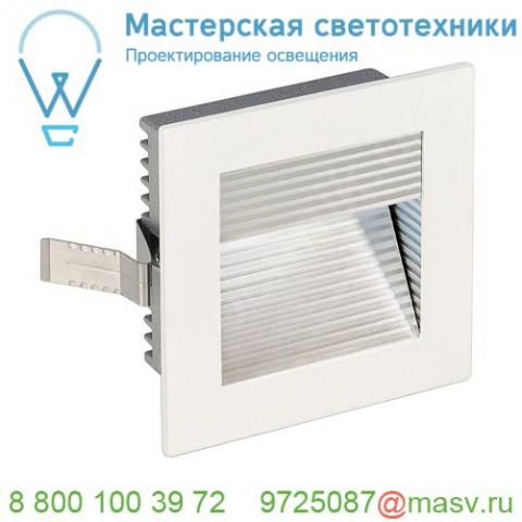 113290 slv frame curve led светильник встраиваемый 350ма 1вт с led 4000к, 60лм, белый/ алюминий