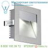 111290 slv frame curve led светильник встраиваемый 350ма 1вт с led 4000к, 60лм, серебристый/