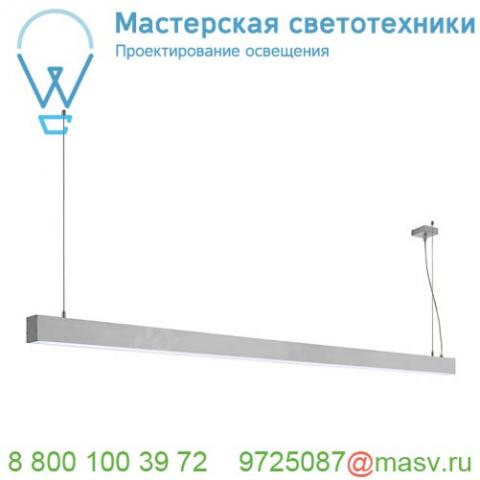 210034 slv glenos pd-2 светильник подвесной с led 103вт, 4000к, 5790лм, анодированный алюминий