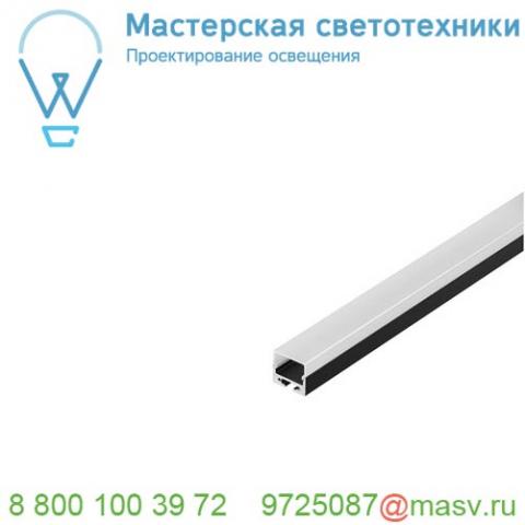 213430 slv glenos pro-2020 100 профиль накладной, 1 м, с экраном, черный