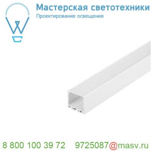 213611 slv glenos pro-3030 100 профиль накладной, без экрана, 1 м, белый